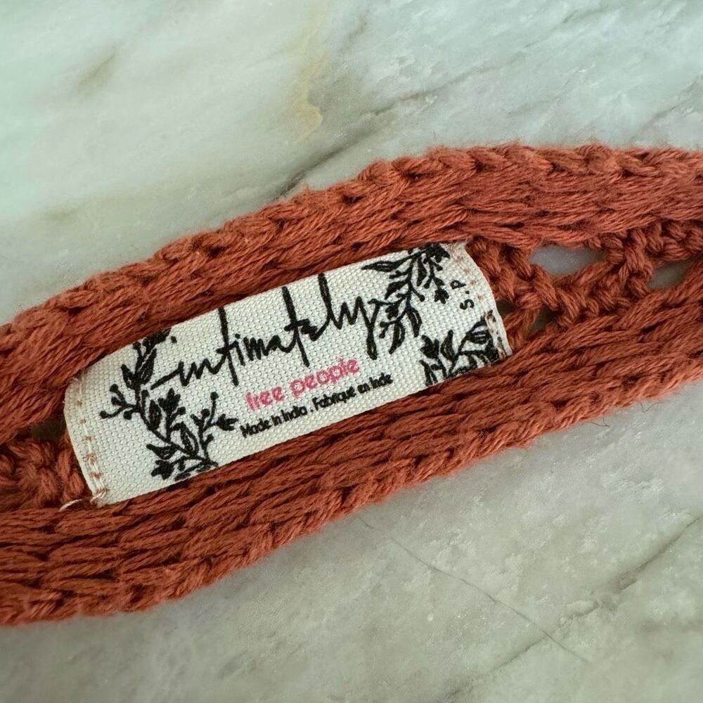 Free People Knockout Swit Slip Knit Mini Dress Sleeveless Sun Blossom Size S - Picture 5 of 8